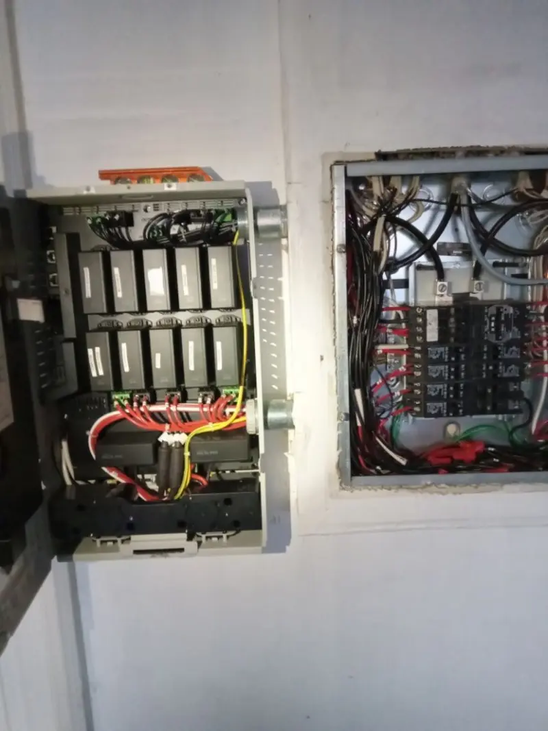 Electrical panel upgrade completed for Ring Doorbell Installation in Horseheads